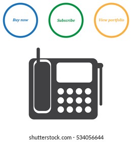 Phone Icon Vector flat design style