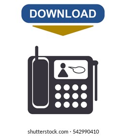 Phone Icon Vector flat design style