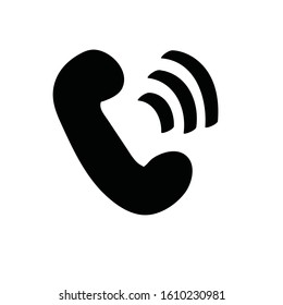 Phone icon vector. Phone glyph icon illustration - Vector