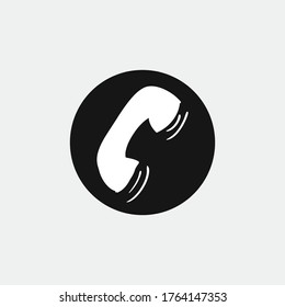 Phone icon vector. Phone glyph icon illustration - Vector