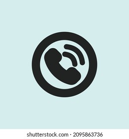 Vector de icono de teléfono. Ilustración del icono de glifo de teléfono - Vector