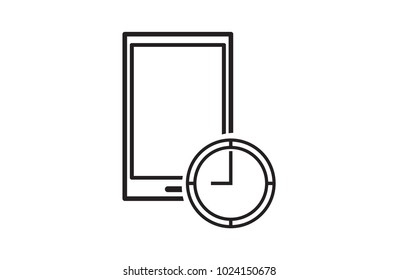 phone, icon, vector illustration