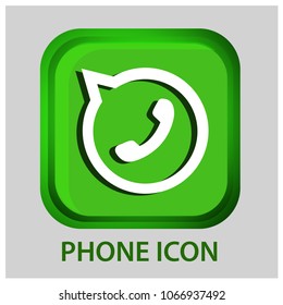 Phone icon. Vector illustration. 
