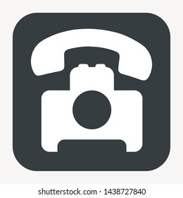 Phone icon vector. Phone icon illustration