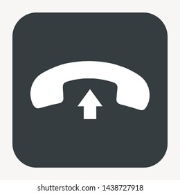 Phone icon vector. Phone icon illustration