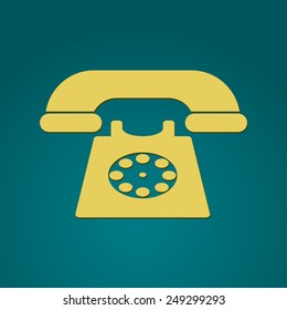 Phone icon. Vector illustration.