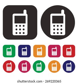 Phone icon. Vector illustration