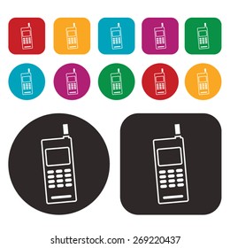 Phone icon. Vector illustration