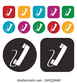 Phone icon. Vector illustration