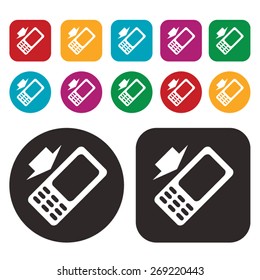 Phone icon. Vector illustration