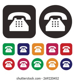 Phone icon. Vector illustration