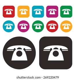 Phone icon. Vector illustration