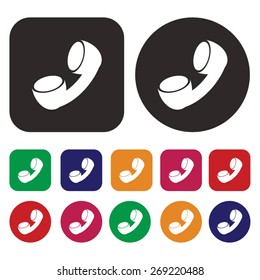 Phone icon. Vector illustration