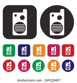 Phone icon. Vector illustration