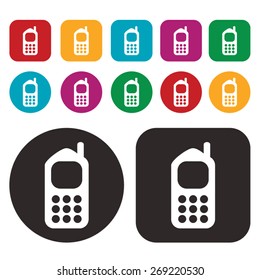 Phone icon. Vector illustration