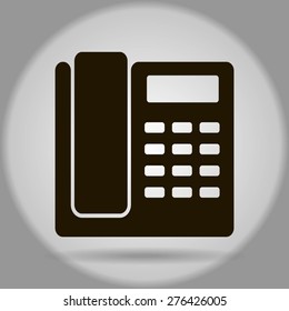 Phone icon, vector illustration