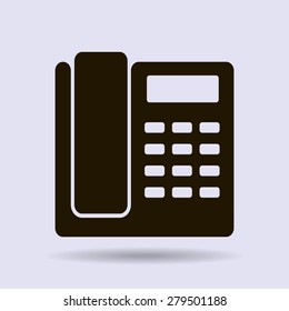 Phone icon, vector illustration