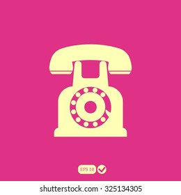 phone icon vector illustration
