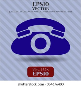 Ilustración del vector de icono de teléfono