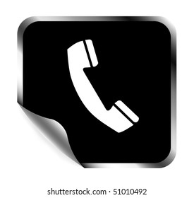Phone icon. Vector illustration