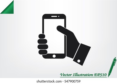 Phone icon vector illustration.
