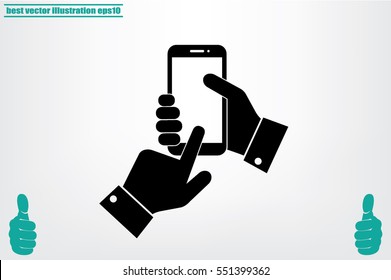 Phone icon vector illustration