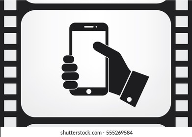 Phone icon vector illustration.