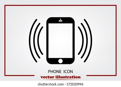 phone icon vector illustration.