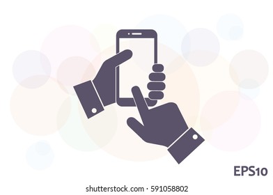 Phone icon vector illustration.