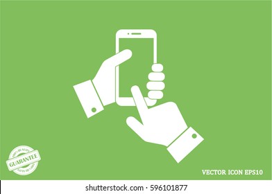 Phone icon vector illustration.
