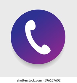 Phone icon. Vector illustration