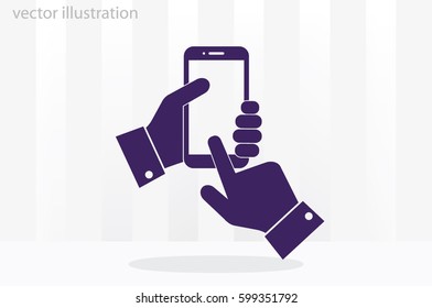 Phone icon vector illustration.