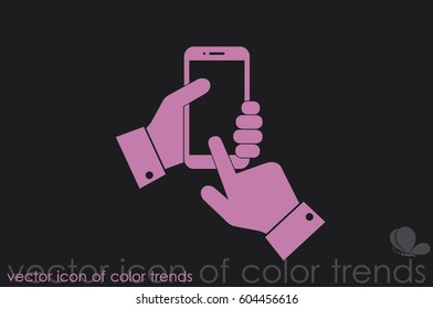 Phone icon vector illustration.
