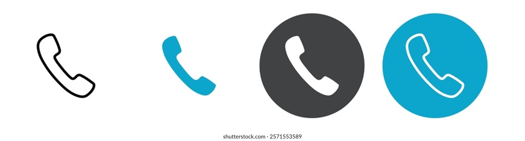 phone icon Vector illustration in black
