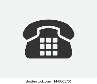 Phone icon vector illustration. Call center app. Telephone icons trendy flat style. Contact us line silhouette.