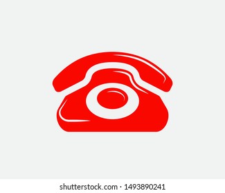 Phone icon vector illustration. Call center app. Telephone icons trendy flat style. Contact us line silhouette.