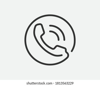 Telefonsymbol, Vektorgrafik. Call Center App. Telefone Icons modische flache Stil. Kontaktieren Sie uns online Silhouette.