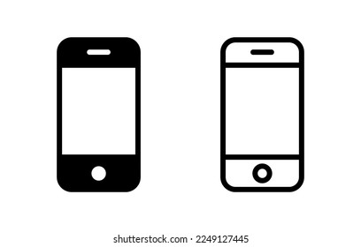 Ilustración vectorial de icono de teléfono. Signo y símbolo de llamada. símbolo de teléfono
