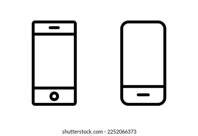 Ilustración vectorial de icono de teléfono. Signo y símbolo de llamada. símbolo de teléfono