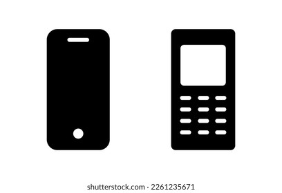 Ilustración vectorial de icono de teléfono. Signo y símbolo de llamada. símbolo de teléfono