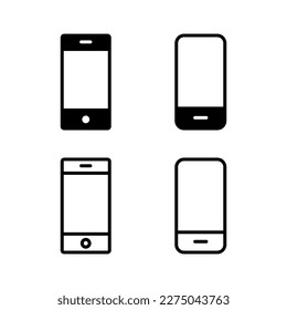 Ilustración vectorial de icono de teléfono. Signo y símbolo de llamada. símbolo de teléfono