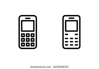 Icono de teléfono Ilustración vectorial. Señal de llamada y símbolo. símbolo del teléfono