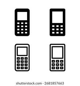 Icono de teléfono Ilustración vectorial. Señal de llamada y símbolo. símbolo del teléfono