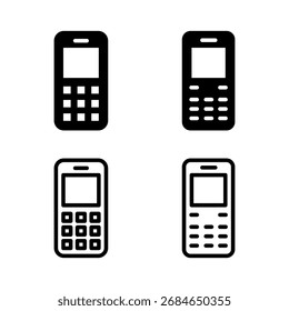 Icono de teléfono Ilustración vectorial. Señal de llamada y símbolo. símbolo del teléfono