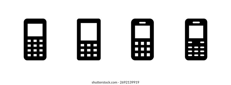 Icono de teléfono Ilustración vectorial. Señal de llamada y símbolo. símbolo del teléfono