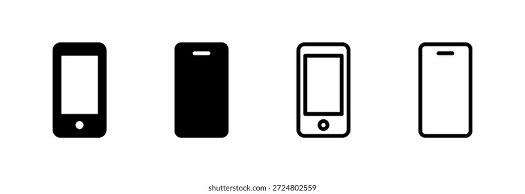 Vektorgrafik eines Telefonsymbols. Rufzeichen und Symbol. Fernsprechzeichen