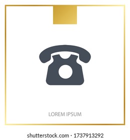 Icono de teléfono Icono de ilustración EPS 10.