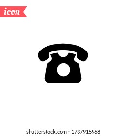 Icono de teléfono Icono de ilustración EPS 10.