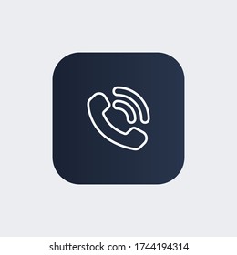 icono de teléfono. Ilustración del vector EPS 10.