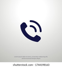 icono de teléfono. Ilustración del vector EPS 10.